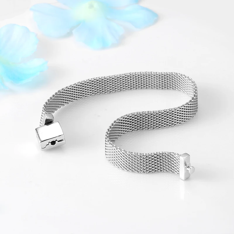 Kaufen TOP Qualität 925 Sterling Silber Clip Perle Armbänder für Frauen Fit Original Reflexions Armband charme femme Schmuck Mode 2019