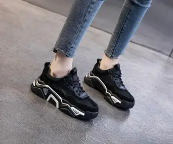 

LORFRCIN Sneakers Women Shoes Genuine Leather Breathable Platforms Shoes Spring Autumn Casual Shoes Women