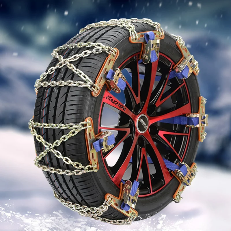 

Winter Car Wheel Tire Snow Anti skid Steel Chains Belt Truck SUV Ice-Breaker Outdoor Mud Road Emergency Anti Slip Safety Chain