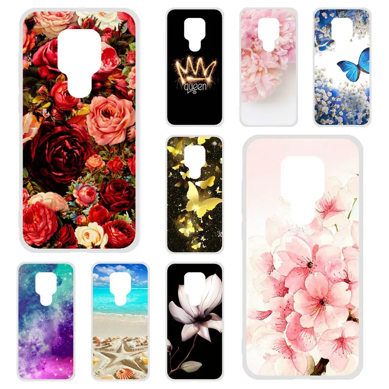 

Phone Case For Cubot P30 Case Silicon Floral Painted Soft TPU Protective Bumper Coque For Cubot P30 6.3 inch Covers Back Hoesje