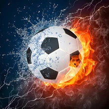 Полный квадратный алмаз 5D DIY Алмазная картина фото на заказ "Футбол" 3D полностью круглое сверло вышивка крестиком Мозаика домашний декор