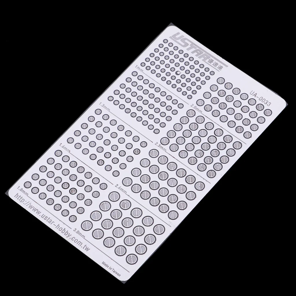 Collectible Modelers DIY Etching Detail Add On Parts Round for Gundam Action Figure #2