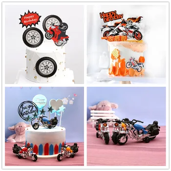 

Locomotive man happy Birthday cake Topper Birthday wedding Party dessert cupcake topper for Baby Shower Party Baking Decoration