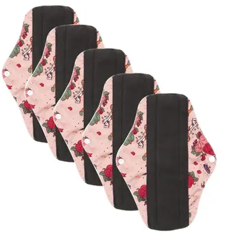 

Bamboo Charcoal Postnatal Breathable Pad Sanitary Napkin Reusable Washable Bamboo Fiber Cloth Menstrual Period