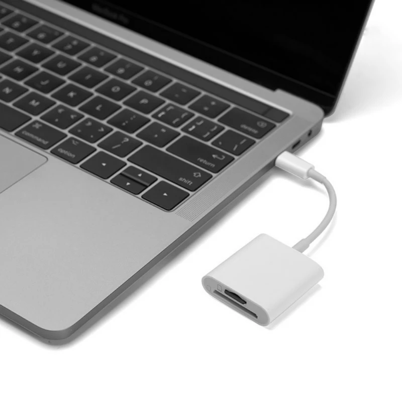 2-в-1 кард-ридер Plug-and-play Тип-C OTG Phone Accessories для TF защищенная цифровая карты памяти