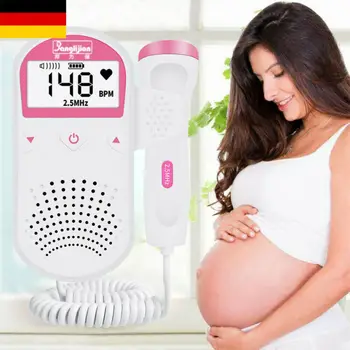 

Baby Heartbeat Monitor, Probe analysis Fetal Doppler Ultrasonic Detector Maternity Health Care