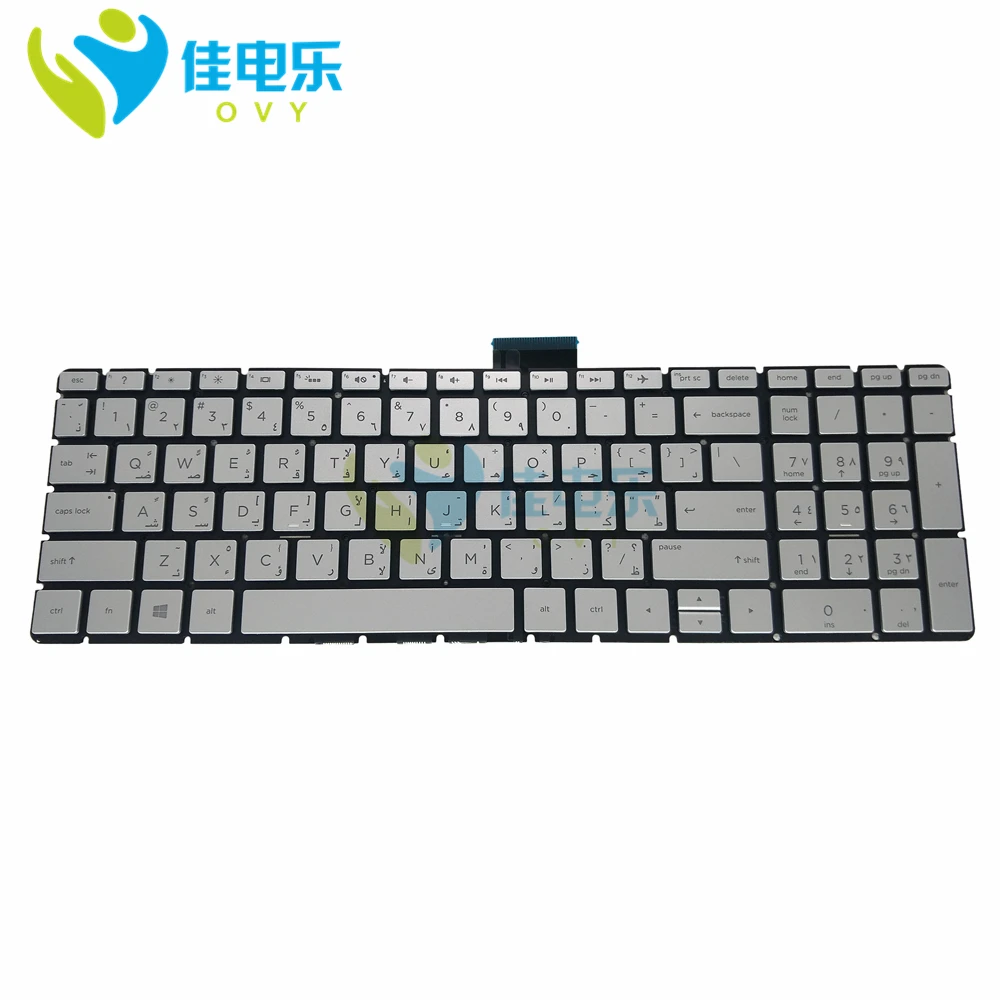 OVY FR Французская клавиатура для ноутбука с подсветкой HP 15-BS 15t-bs 15-bs000 15-bw горячая