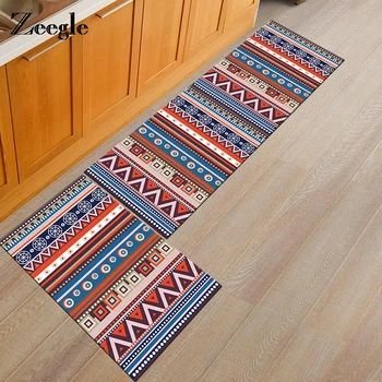 

Zeegle BOHO Style Kitchen Carpet Rug Anti Slip Floor Carpet for Living Room Hallway Floor Rug Bedside Carpet Mat Sofa Area Rug