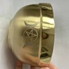 ritual bowl tarot Pentagram stainless steel Gold plating/ tableware ceremony noonDivination Astrological tool altar prop ► Photo 3/5