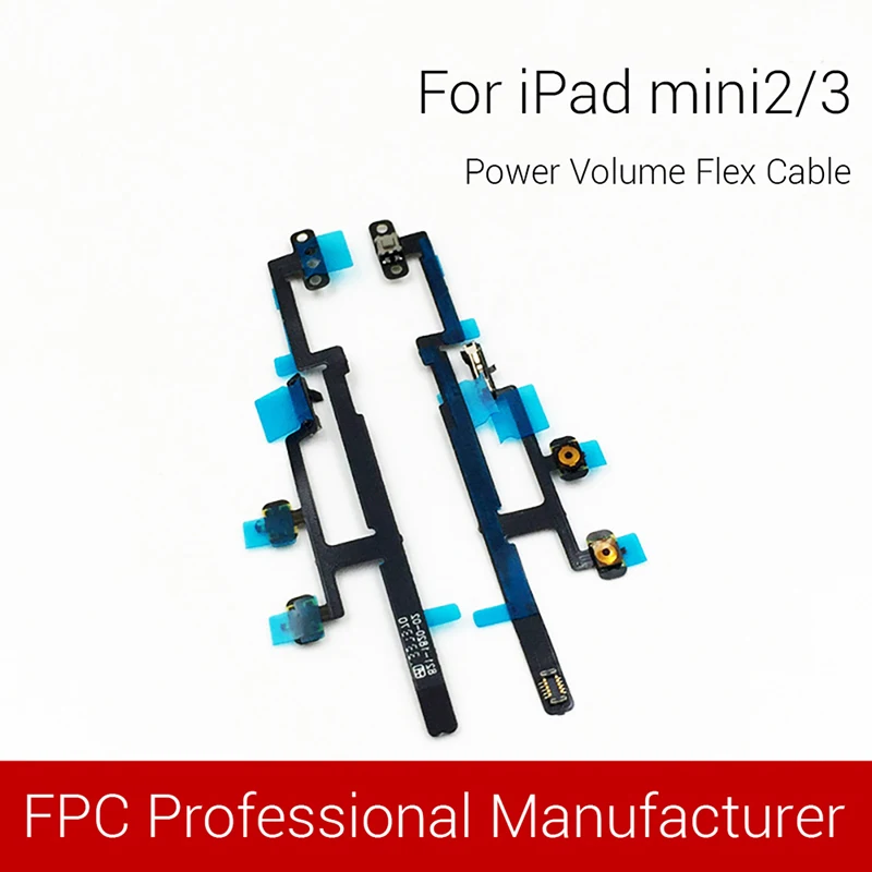 as picture 1 шт. кнопка включения питания гибкий кабель Замена Fix часть для iPad mini2/3 A1489/90 для iPad2 A1395/96 - Цвет: as picture