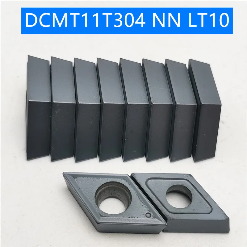 100PCS DCMT11T304 NN LT10 Carbide Insert Turning Tool Turning Milling Cutter CNC Cutting Tool Slot Cutting
100PCS DCMT11T304 NN LT10 Carbide Insert Turning Tool Turning Milling Cutter CNC Cutting Tool Slot Cutting