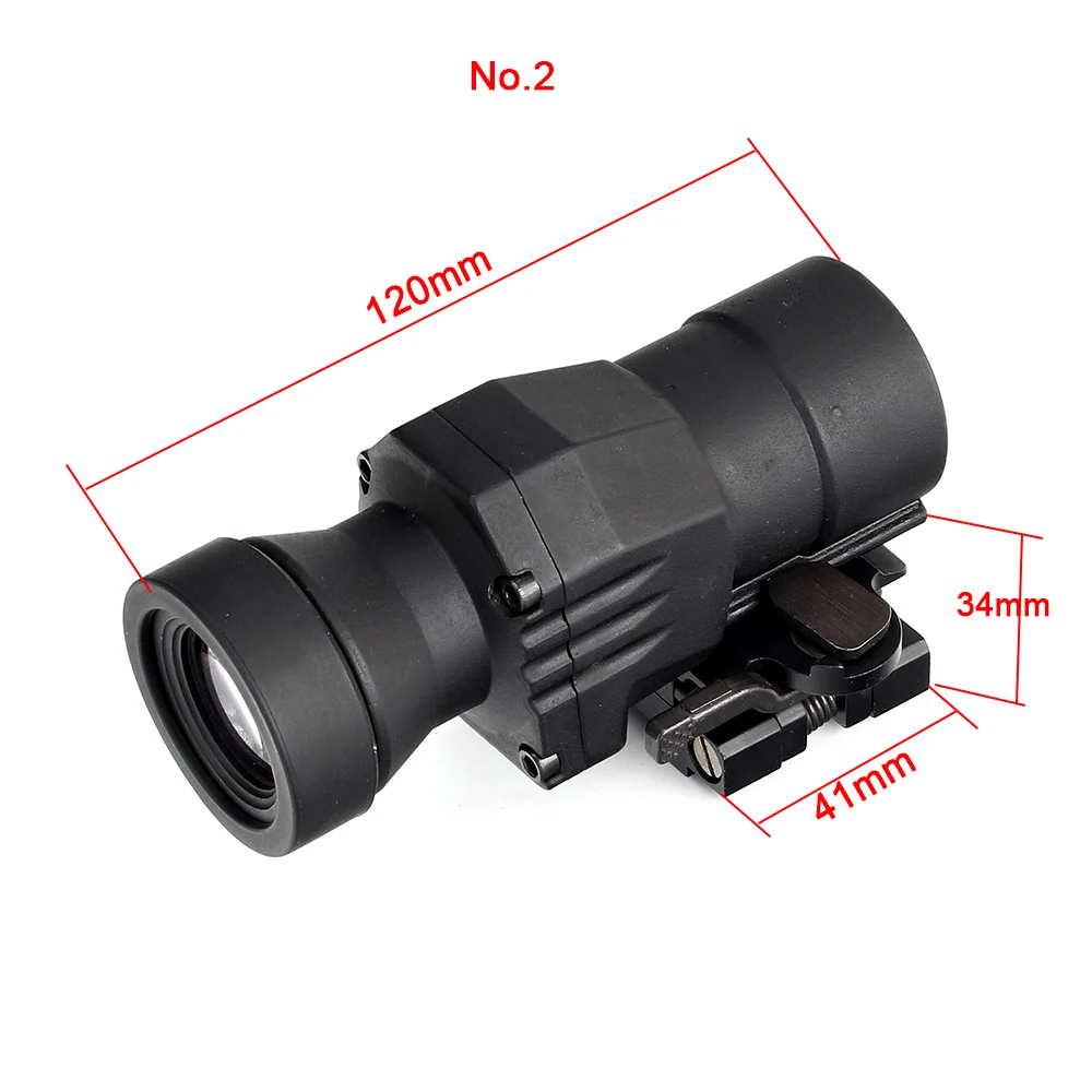 Телескоп компактный прицел тактический 3X лупа прицелы оптика охотничий прицел Прицелы Красный точка зрения подходит для 20 мм пистолета