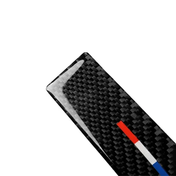 

1 Pair Automotive Interior Accessories Console Display Cover Stickers Red White Blue for Ford Mustang 2015-2017