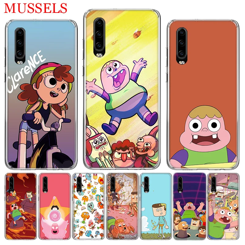 

Clarence cartoon Cover Phone Case For Huawei P30 P20 Mate 20 10 Pro P10 Lite P Smart + Plus Z 2019 Customized Coque