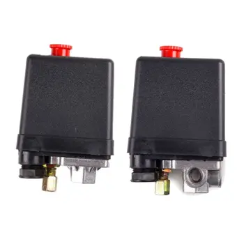 

Vertical Single-Pass/Four-Way Air Compressor Adjustable Pressure Switch Control Valve Connector Replacement Spare Parts