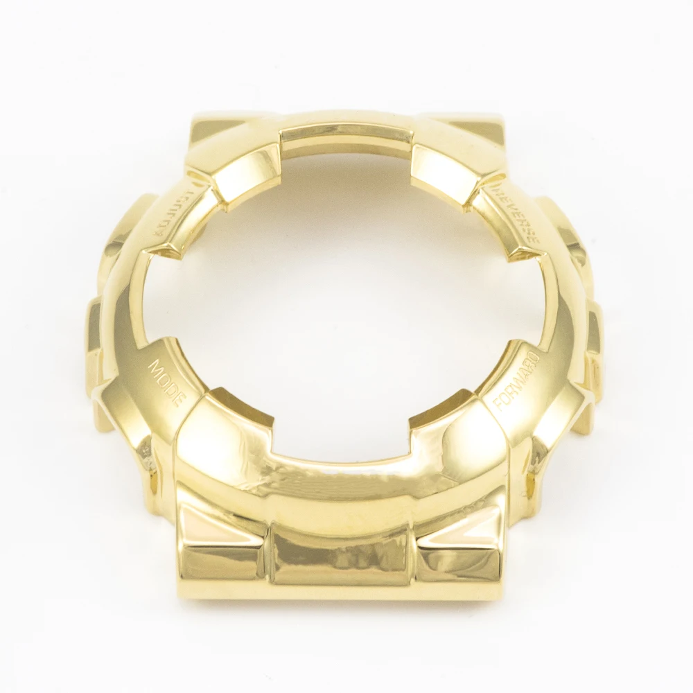 Gold Case GA100 часы набор модификация ремешок для часов ободок/чехол Металл 316L нержавеющая сталь - Цвет ремешка: Gold Case