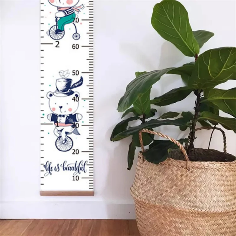 

Hanging Height Ruler For Kids Cartoon Decorative Growth Chart Wall Measurement Ruler Children Height Record For Baby Decor