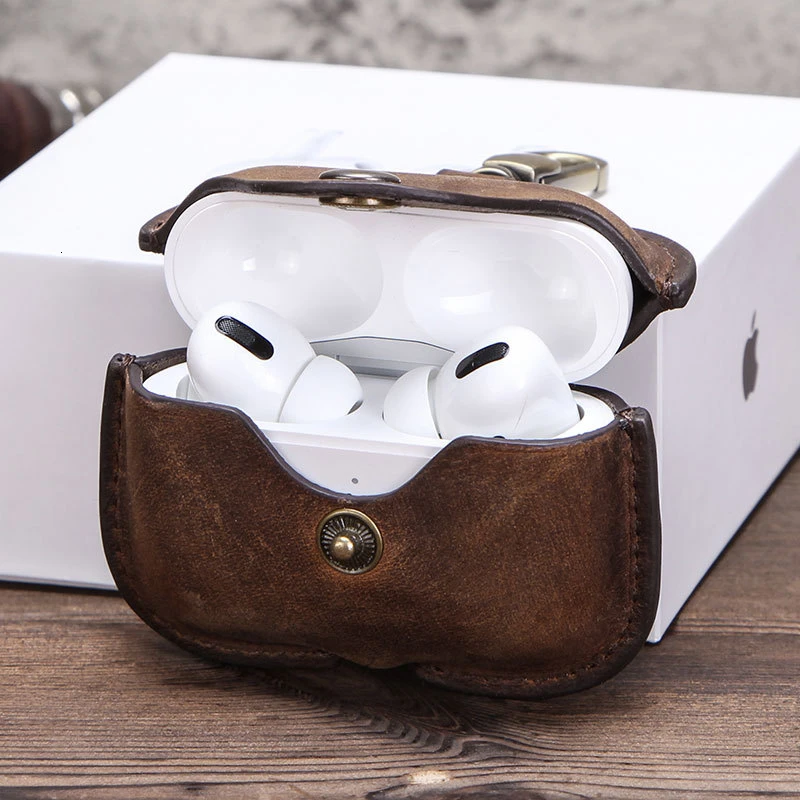 Airpods Pro защитная оболочка из натуральной кожи для Apple Airpods3 поколение гарнитура