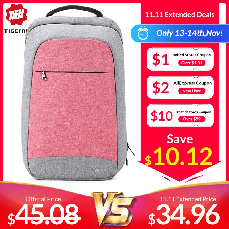 Comprar Multi moda femenina Mochila Rosa 15,6 \