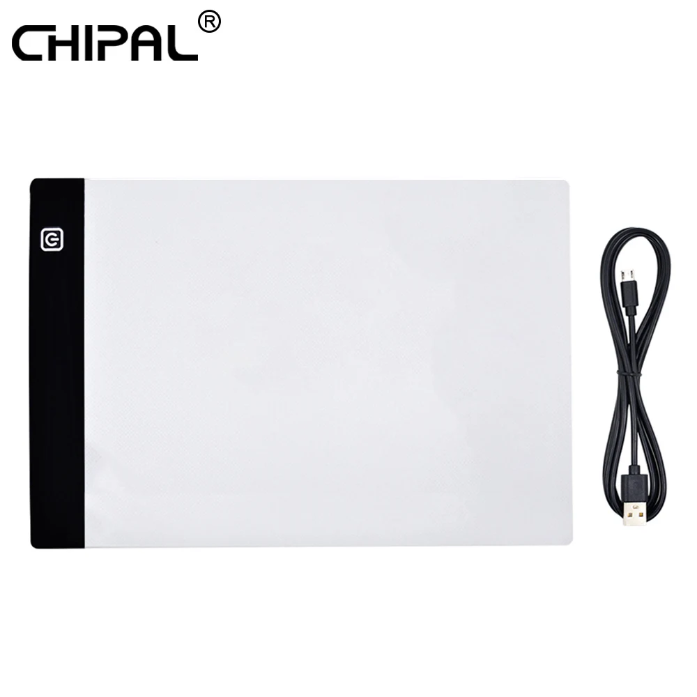 CHIPAL цифровой A4 светодиодный планшет для рисования графические планшеты USB