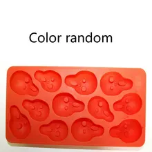 Силиконовый Хэллоуин черепа моделирование силиконовые формы для выпечки печенья выпечки DIY шоколадный пудинг льда прессформы Fondant(сахарная) Инструменты