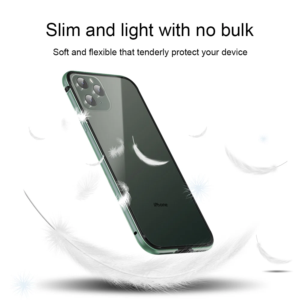 Бампер чехол для телефона для Apple Iphone 11 Pro Max XR XS MAX X 7 8 Plus защитный зеленый ТПУ внутренний жесткий чехол Аксессуары