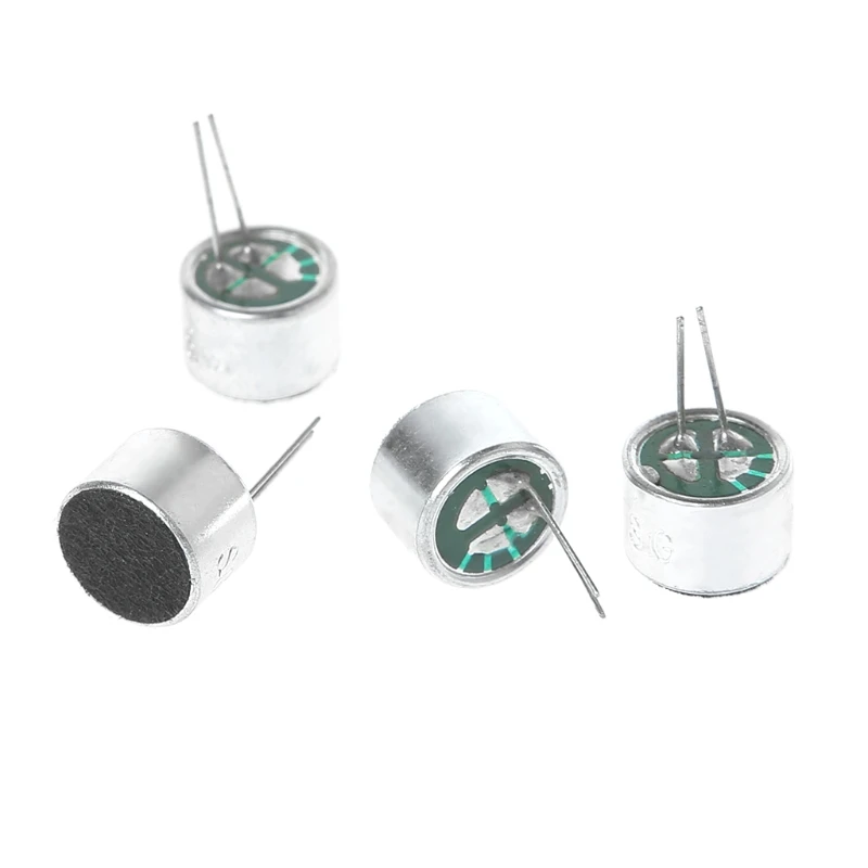 

10 Pcs/Lot With 2 Pin Cables Capsule Electret Condenser Microphone 9767 Mic D08A