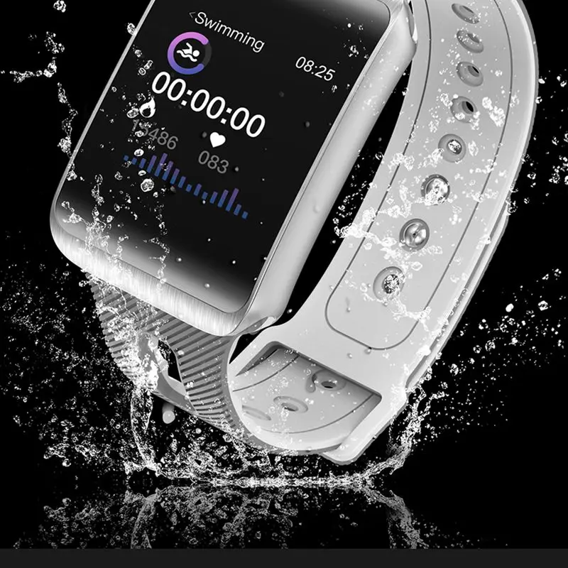 Топ Gt98 фитнес-Браслет Смарт-часы Шагомер пульсометр Ip68 Водонепроницаемый трекер умные часы вызов Messa