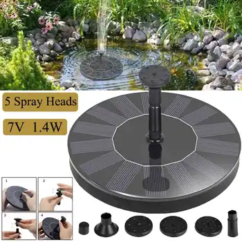 

Solar Fountain Pump Watering kit Power Solar Pump Pool Pond Submersible Waterfall Floating Solar Panel Water Fountain For Garden