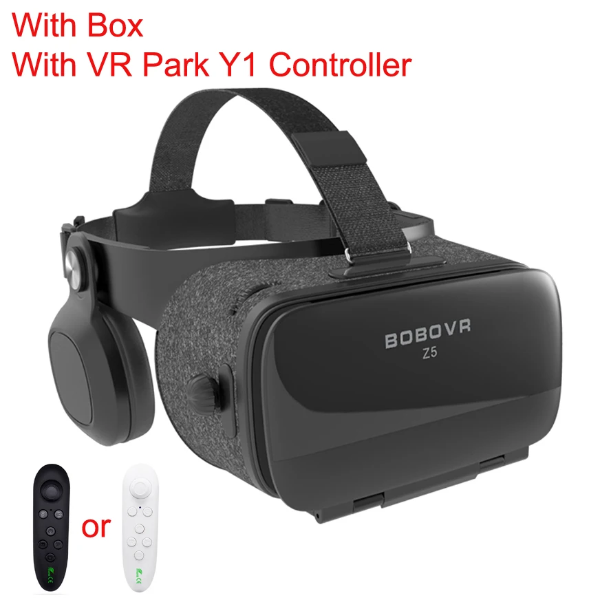 Z5 Box Y1 Z5 Очки виртуальной реальности 3D гарнитура шлем для смартфона FOV120 стерео гарнитура иммерсивная модель VR контроллер - Цвет: Z5 Box Y1