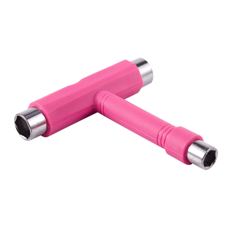 Roller Rollerskate Skateboard Scooter All in 1 T Skate Board ATB Tool + Hex Key pink