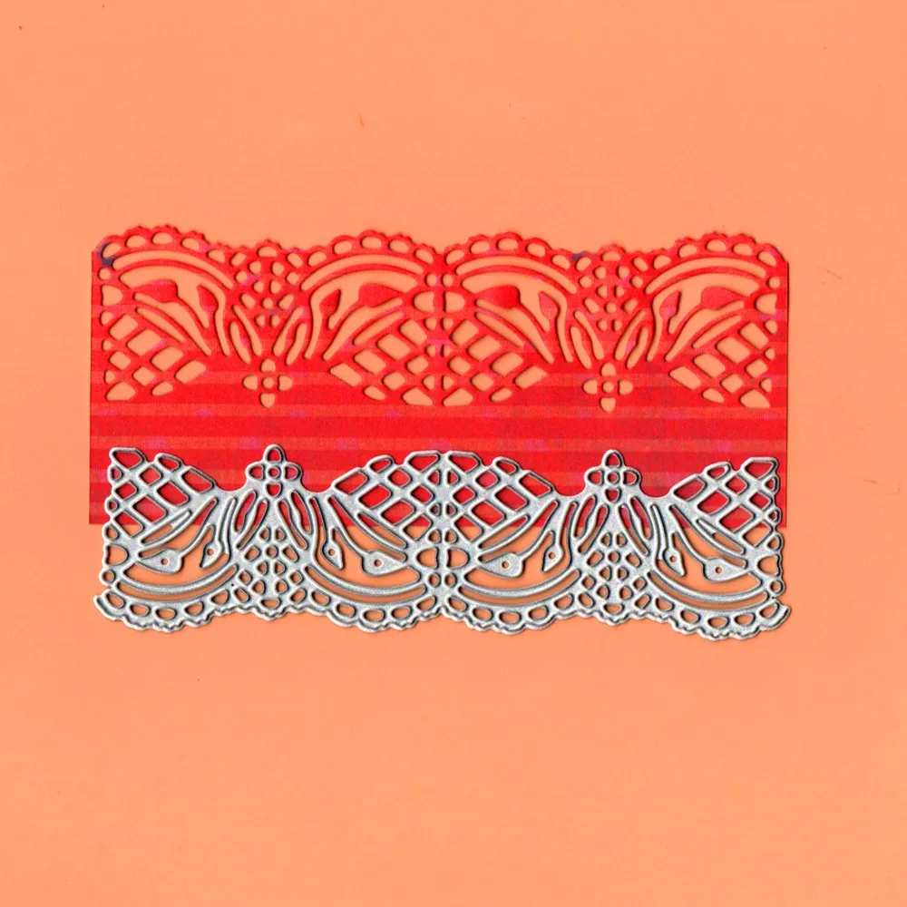 

Lace Edge Metal Cutting Die Stencil Template for DIY Embossing Paper Album Gift Cards Making Craft Scrapbooking Dies for 2019