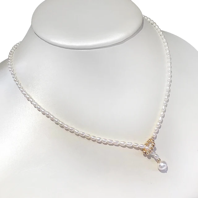 Gold Seed Pearl Necklace | Berlinger Jewelry