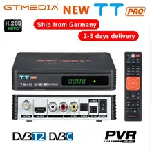 HD DVB-C DVB-T2 приемник GTmedia TT PRO Wifi цифровая ТВ коробка DVB T2 DVBT2 тюнер DVB C CCCAM Youtube русский набор верхней коробки