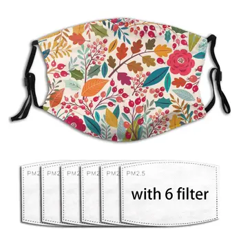 

Outdoor Washable Air Pollution Unisex Anti-Dust Floral Colourful Mouth Masks Anti-ultraviolet Mask For Cycling Mascarillas