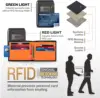 Genuine Leather Wallet Men Slim RFID Purse Card Holder Coin Pocket ID Window Minimalist Wallets 5
