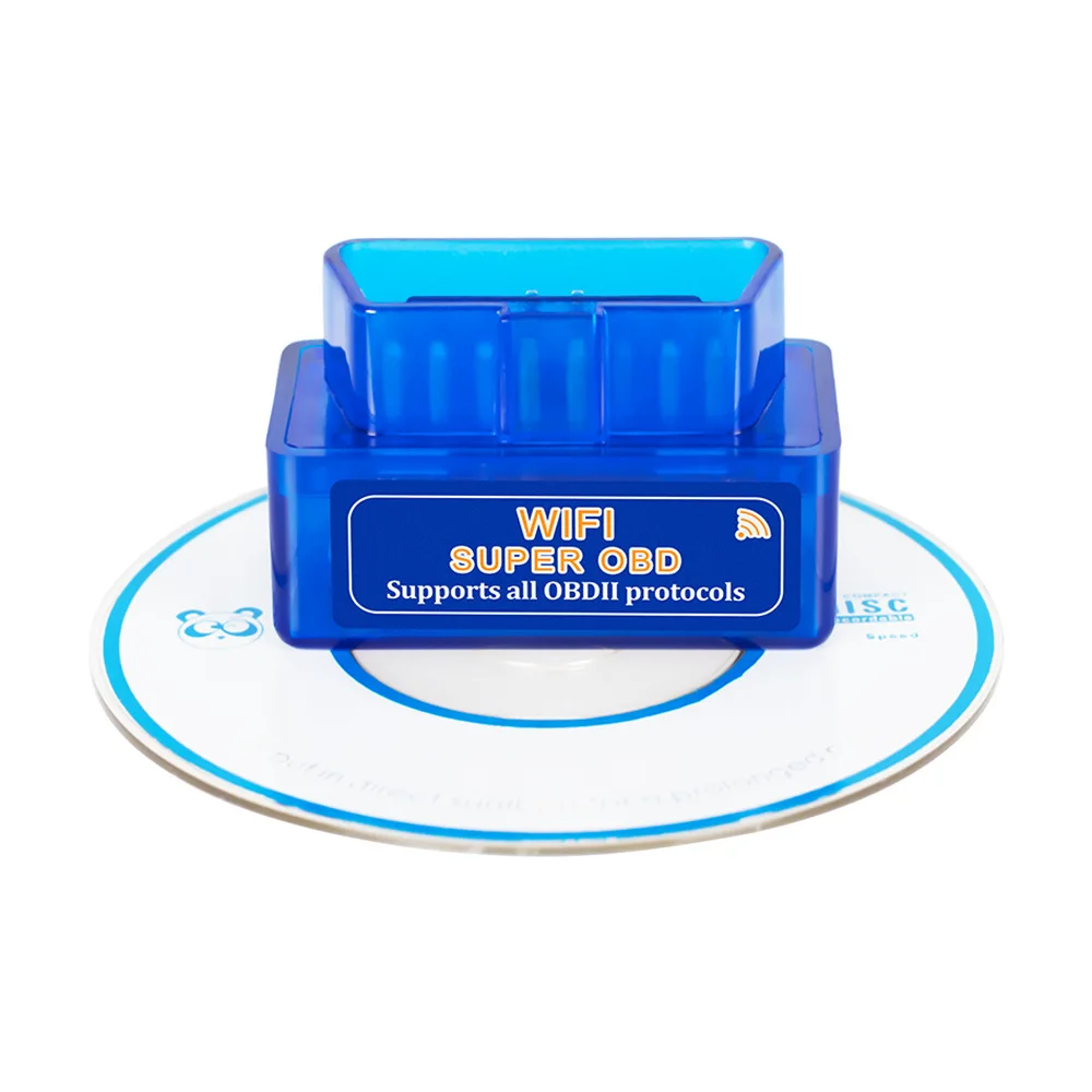 Wi-Fi ELM327 OBD II V 1,5 супер автомобильный диагностический инструмент сканер адаптер для BMW Renault Honda Kia Ford hyundai Lexus Lada Универсальный - Цвет: Blue