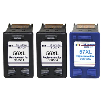 

56XL 57XL replacement Ink Cartridge for HP 56 57 hp56 hp57 for Deskjet 450 450cbi 450ci 450wbt F4140 F4180 5150 5550 Printer