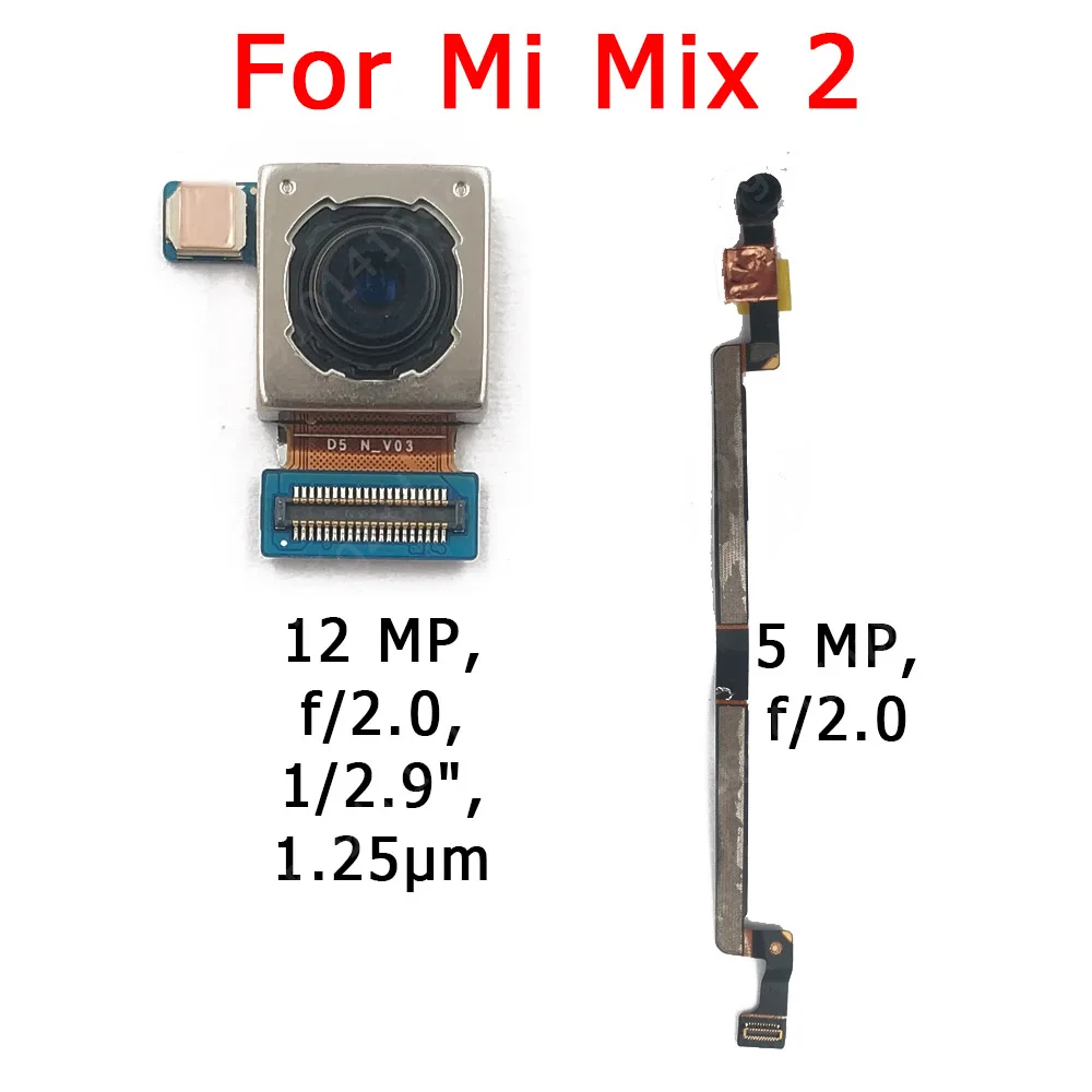 Оригинальная передняя и задняя камеры для Xiaomi Mi Mix 2 Mix2 модуль основной гибкий