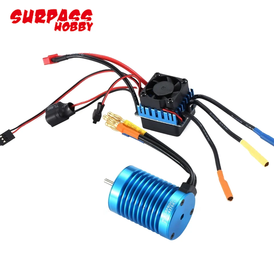9imod F540 4370KV Brushless Motor & 60A ESC Combo With Program Card - For 1/10 Scale RC Cars-745764