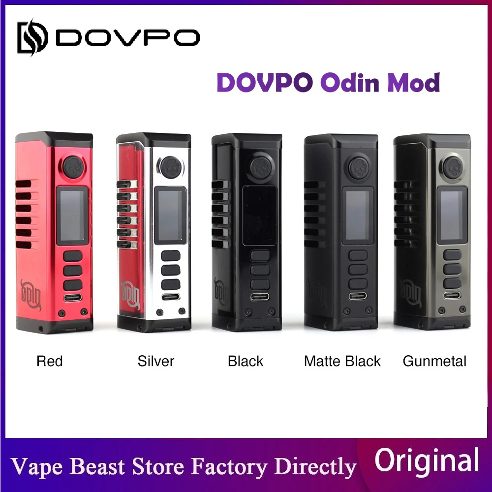 Оригинальный мод DOVPO Odin 100 Вт с питанием от одной батареи 18650/20700/21700 электронная
