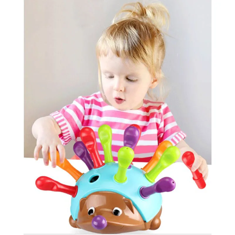 

Magnetic Worm Hedgehog Learning Resources Sorter with numbers The Fine Motor Hedgehog Sensory Fine Motor Toy