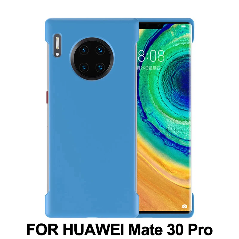 Для huawei mate 30 Pro Чехол Высокое качество жидкий силиконовый мягкий защитный чехол для huawei mate 30 Lite чехол для телефона Fundas - Цвет: 30 Pro - Blue