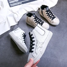 Осенне-зимние кроссовки для мальчиков и девочек; Детские кроссовки; детские сапоги для мальчиков; кожаные сапоги Martin для девочек ручной работы; детская обувь для малышей