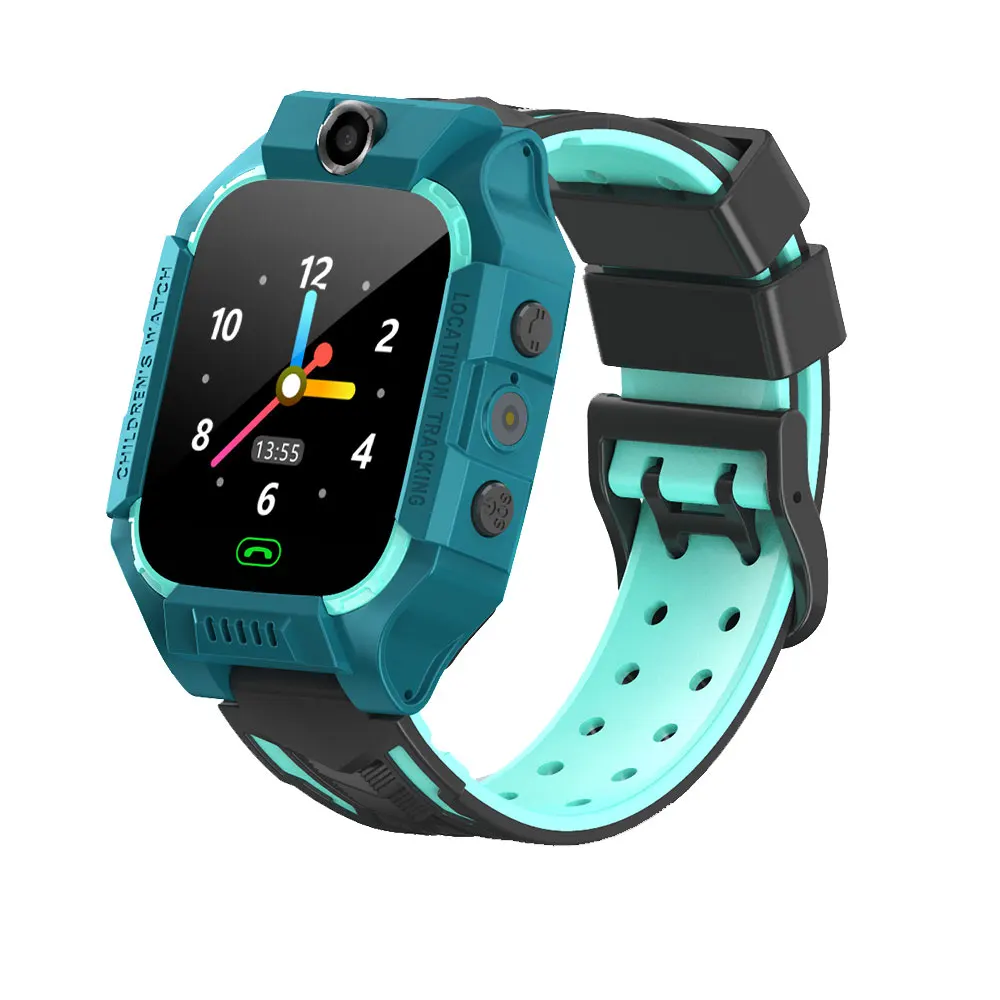 Green Водонепроницаемый LBS расположение дети Smartwatch камера дистанционного мониторинга трекер фонарик роботы стиль дети подарки телефон часы - Цвет: Green