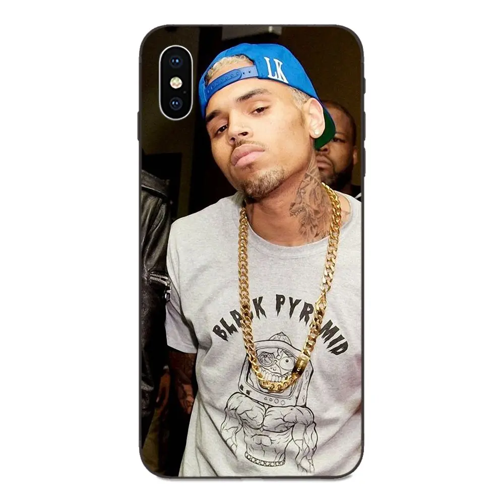 Team Breezy силиконовый чехол для телефона с изображением Криса коричневого Galaxy A8 A9 Star