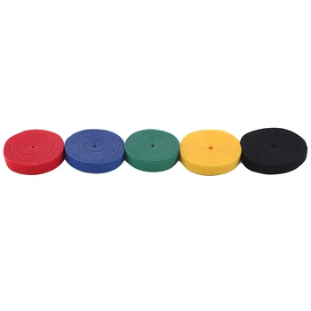 

1 Roll 5M Magical Glue Self-adhesive Tape Scratch Roll Fastening Tape Hoop Loop Strap Velcro Closure Tape Accessory