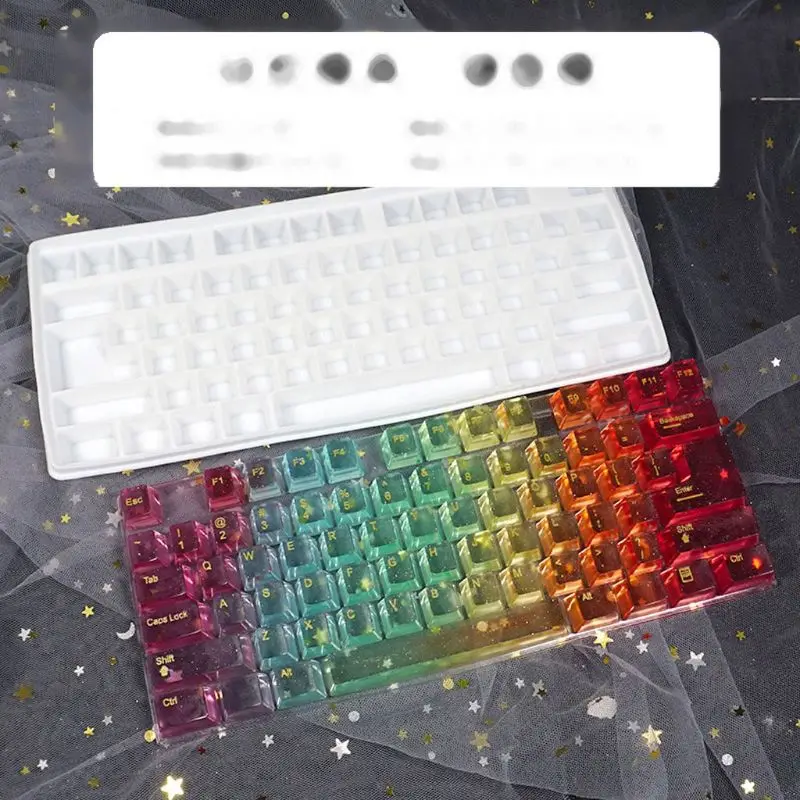 

Computer Keyboard Shape Silicone Resin Mold Handmade Soap Chocolate Candy Mould B95F