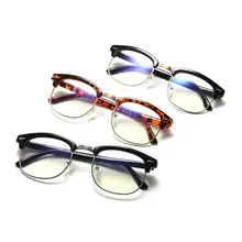 Металлические Компьютерные очки для мужчин и женщин, анти-синий светильник, защита для глаз, очки, металлические Компьютерные очки, оправы по рецепту