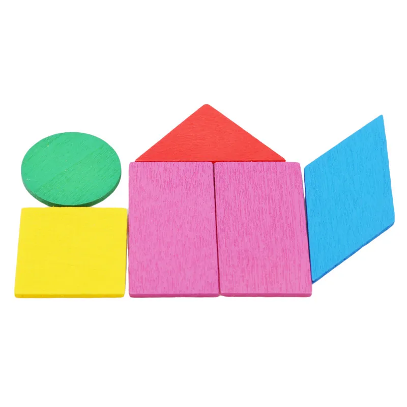 New Montessori Materials Educational Toy For Children Baby Math Toys Circular Color Math Geometry Figure Arithmetic Wooden Toys
